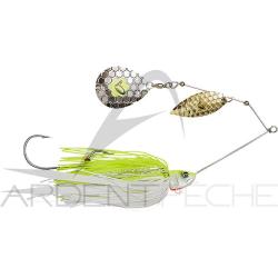 Spinnerbait SAVAGE GEAR Da bush 14cm 21g Yellow white silver