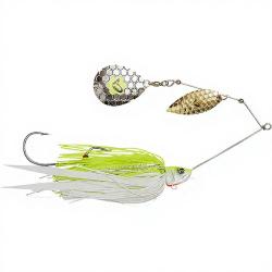 Spinnerbait SAVAGE GEAR Da bush 14cm 21g Yellow white silver