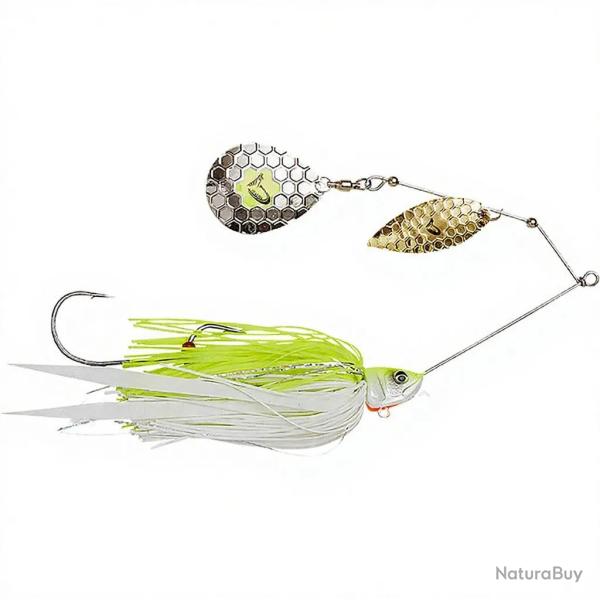 Spinnerbait SAVAGE GEAR Da bush 14cm 21g Yellow white silver