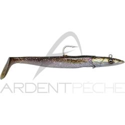 Leurre souple SAVAGE GEAR Sandeel V2 14cm Green silver