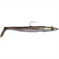 Leurre souple SAVAGE GEAR Sandeel V2 14cm Green silver