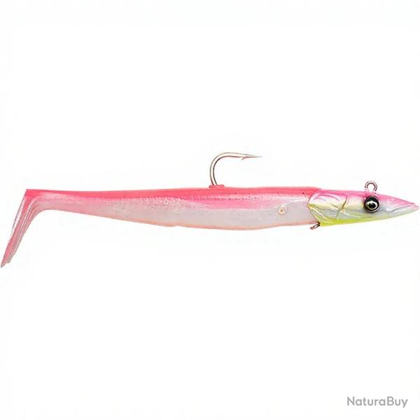 Leurre souple SAVAGE GEAR Sandeel V2 15.5cm Pink pearl silver