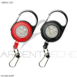 Bouton enrouleur SMITH Carabiner reel Rouge