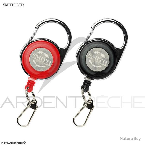 Bouton enrouleur SMITH Carabiner reel Rouge