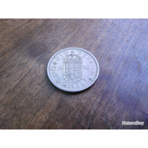 monnaie one schilling  elisabeth II  1956