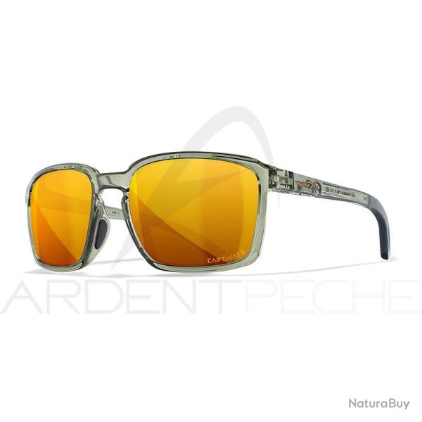 Lunettes polarisantes WILEY X Alfa captivate Bronze Light olive frame