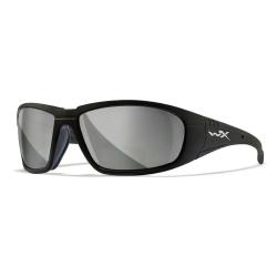 Lunettes polarisantes WILEY X Boss Silver flash Matte black frame