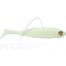 Leurre souple ADUSTA Penta shad 3 001 White glow