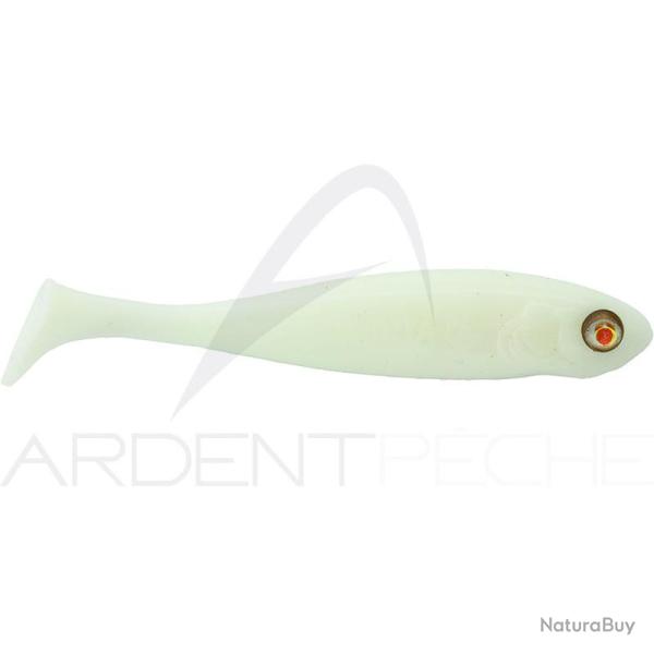 Leurre souple ADUSTA Penta shad 4 001 White glow