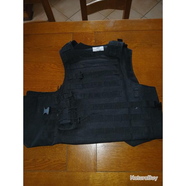 Gilet tactique avec  protections balistiques - GPB