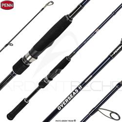 Canne spinning PENN Overseas II inshore travel 2.40m / 15-40g