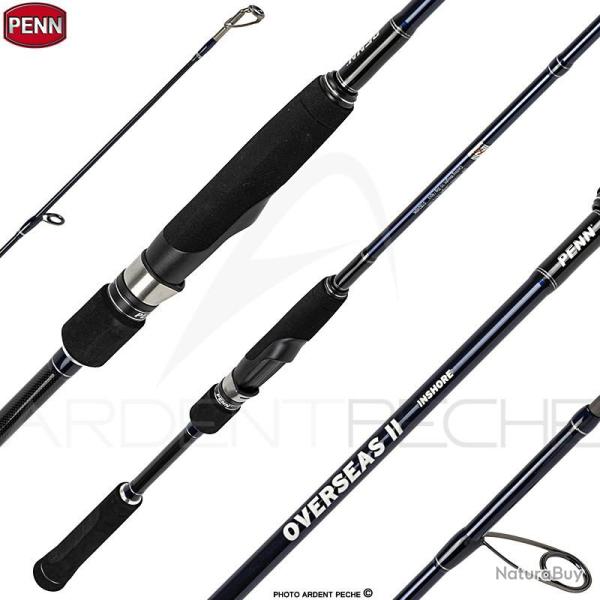 Canne spinning PENN Overseas II inshore travel 2.40m / 15-40g