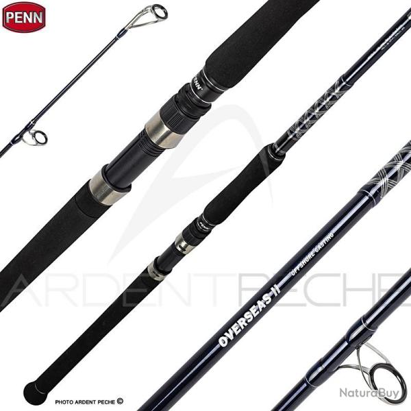 Canne spinning PENN Overseas II offshore casting 2.40m / 150g