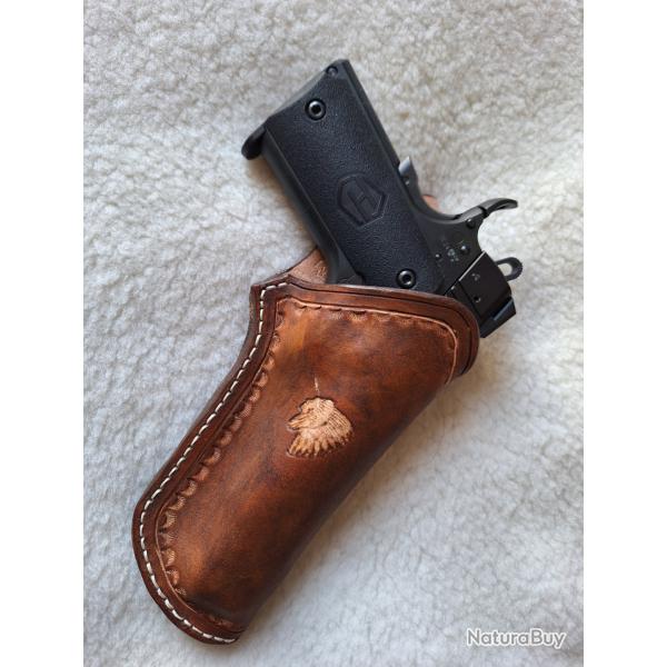 Holster en cuir pour pistolet ou r�volver