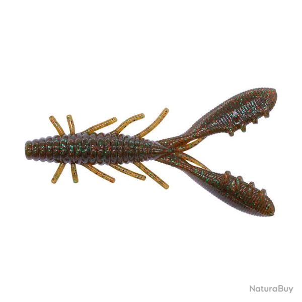 Leurre souple HIDEUP Stagger craw 4 140 Rouge paillet� holo dos noir