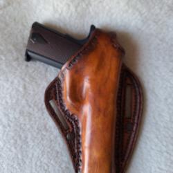 Holster en cuir pour pistolet type 1911