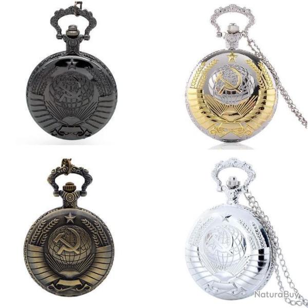 Montre � Gousset Sovi�tique Russe URSS - Russie - 4 Coloris LIVRAISON GRATUITE