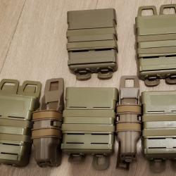 Lot porte chargeur Fast mag airsoft