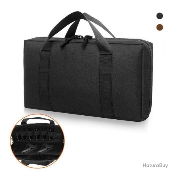 Sac de Transport  2 Pistolets Arme de Poing + 7 Chargeurs Max 34.5 x 20.5 - LIVRAISON OFFERTE
