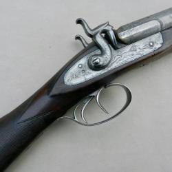 Fusil &agrave; percussion, vers 1850 - calibre 12
