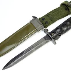Ba&iuml;onnette am&eacute;ricaine M5, utilis&eacute;e sur le fusil US Garand M1. MILPAR COL