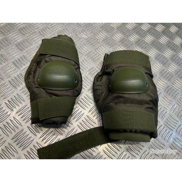 Kit coudieres de protection en neoprene vert 101 inc neuf