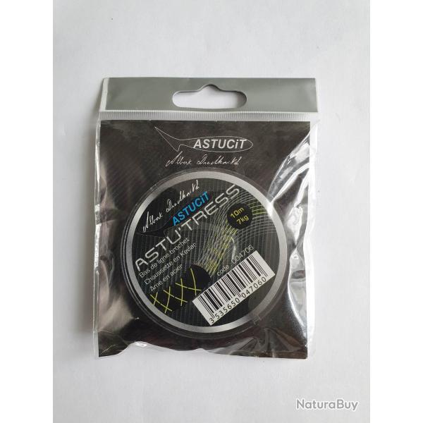 Bas de ligne Brochet Chaussette Kevlar Ame Acier 10 m 7 kg ASTUCIT