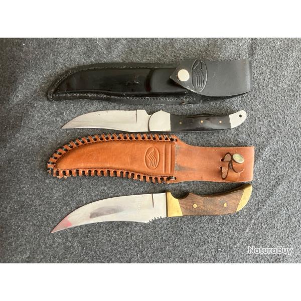 2 couteaux de chasse pradel