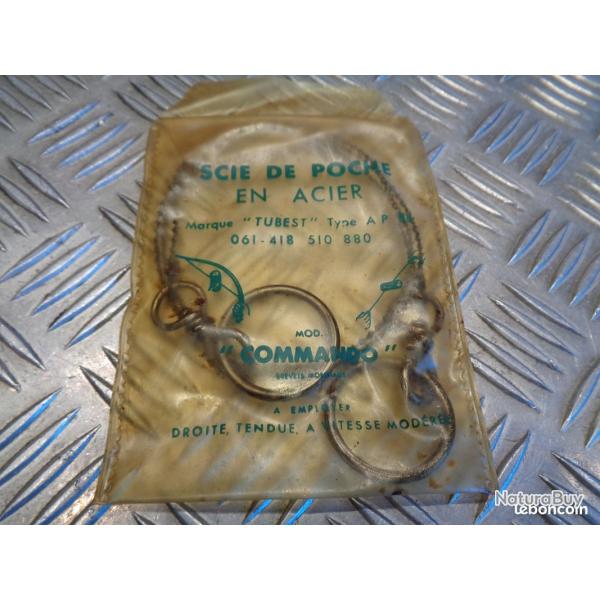 Scie fil commando arm�e fran�aise survivalisme nature coupe bois