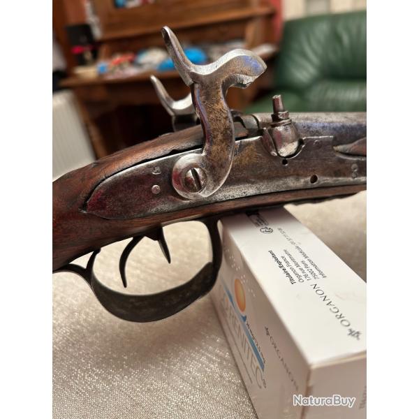 Fusil juxtapos� cal 24� poudre noir