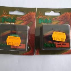 Lot 2 bobines Fil de p&ecirc;che TRESSE 20 m- 6.8 kg marque QUANTUM