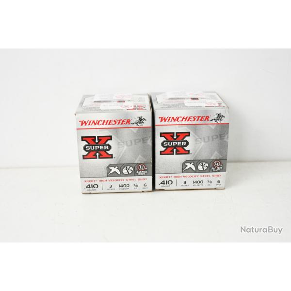 50 Cartouches winchester cal 410 mag