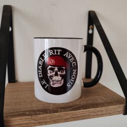 TAG,MUG EN PORCELAINE MODELE L&Eacute;GION &Eacute;TRANG&Egrave;RE