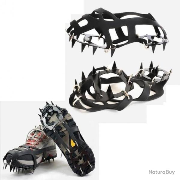 Crampons Anti Glisse D�rapants pour Chaussure d'Hiver Randonn�e Chasse Montagne LIVRAISON GRATUITE
