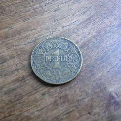 monnaie 1 peseta 1944