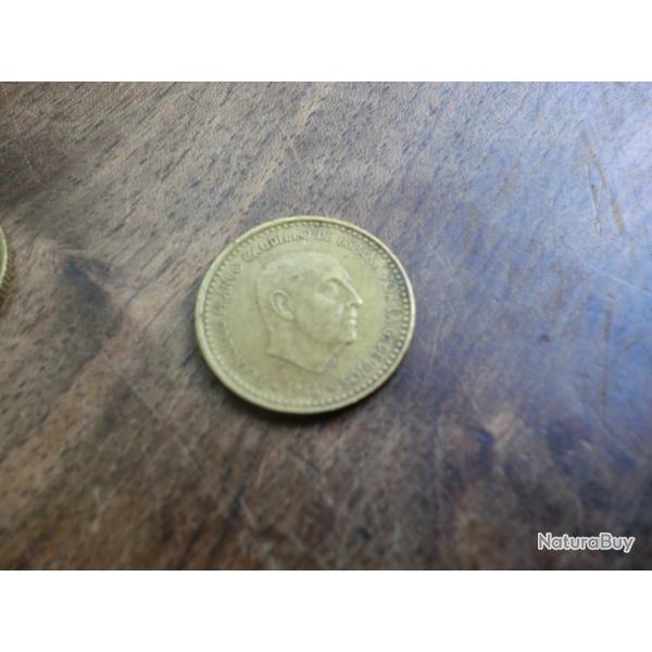 monnaie una peseta 1966