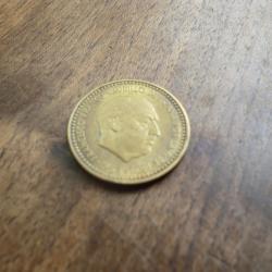 monnaie una peseta 1953