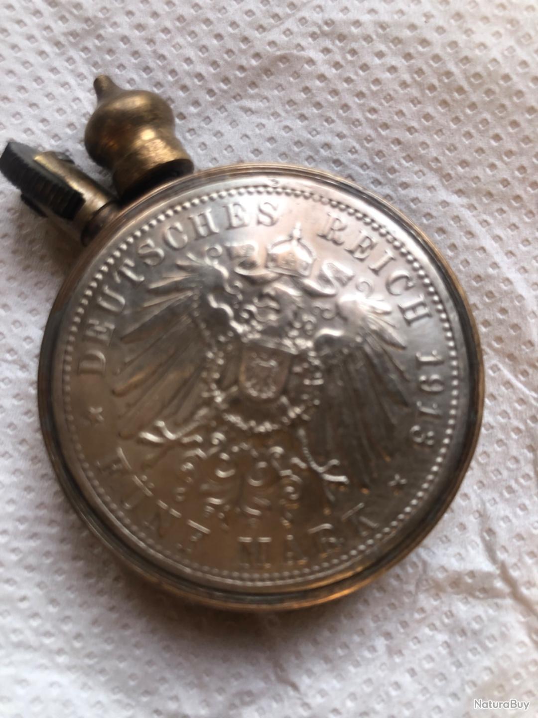 Briquet à Essence Vintage Style Guerre Mondiale - Réplique Tranchée Ancienne - Occasion