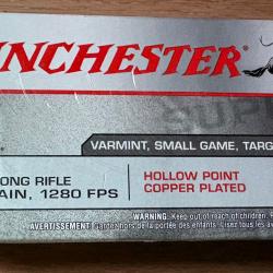Boite de 500 cartouches 22LR Winchester SuperX