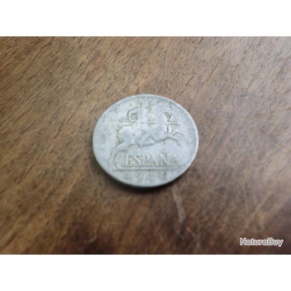 monnaie  10 centimos  1941 alu