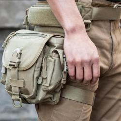 Sacoche de Ceinture de Cuisse Jambe Tactique Militaire 800D - 5 Coloris - Chasse LIVRAISON OFFERTE