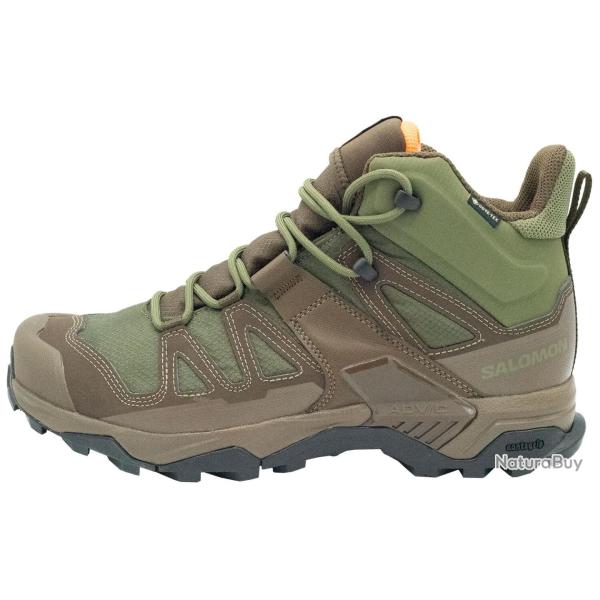 Chaussures Salomon X Ultra Tracker GTX - Vert/Orange 46 2/3