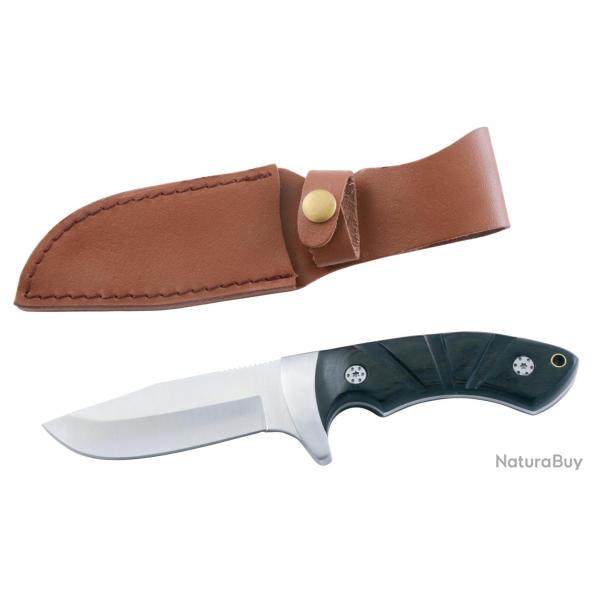 Couteau de chasse manche sculpt� sous blister