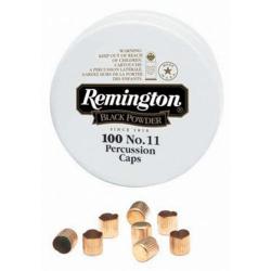 Amorce Remington a percussion n&deg;11 pour poudre Noire