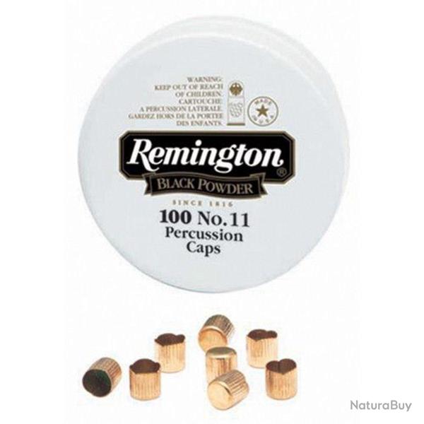 Amorce Remington a percussion n�11 pour poudre Noire