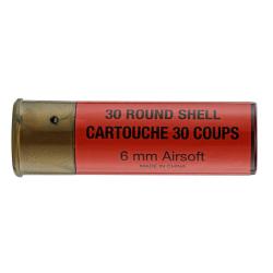 Pack de 6 cartouches Fusil &agrave; pompe airsoft BO/FABARM