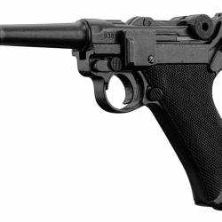 R&eacute;plique d&eacute;corative Denix du pistolet allemand Luger P08