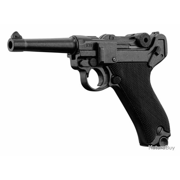 R�plique d�corative Denix du pistolet allemand Luger P08