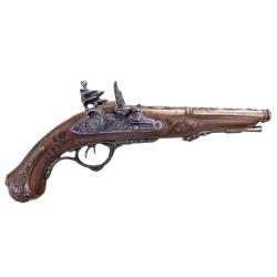 R&eacute;plique d&eacute;corative Denix de pistolet fran&ccedil;ais &agrave; 2 canons 1806