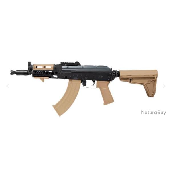 REPLIQUE LONGUE 6MM AK74 U TACTICAL  TAN